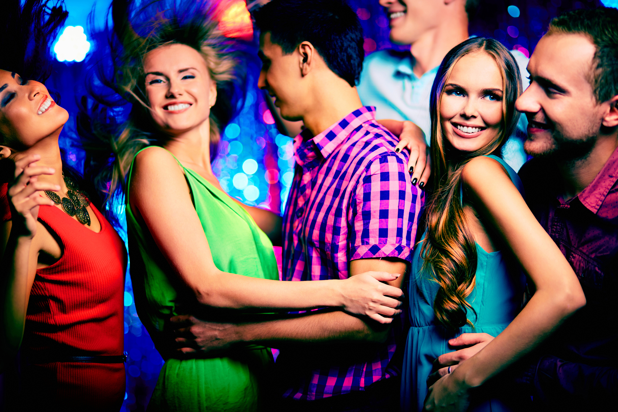 Dancing at disco